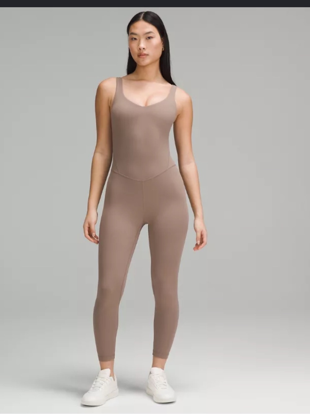 lululemon athletica Women's Seamless Taupe Jumpsuit